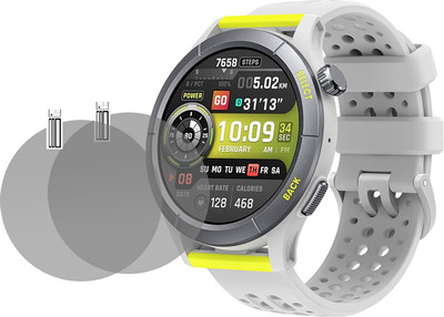 hirdesh Edge To Edge Screen Guard for Amazfit Cheetah(Pack of 2)