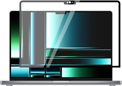 Saco Edge To Edge Screen Guard for (Bubble Free) MacBook Pro 16 Inch Model A2485 with M1 Pro/ M1 Max Chip M2 A2780 M3 A2991 16 Inch Laptop(Pack of 1)