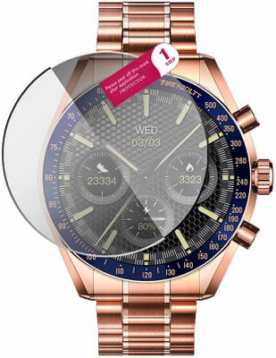 daffin Edge To Edge Screen Guard for fire boltt moonwatch(Pack of 1)