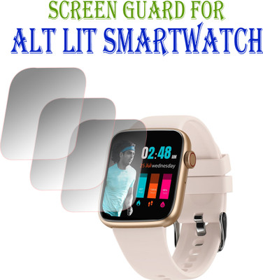 ejzatex Edge To Edge Screen Guard for ALT LIT SMARTWATCH(Pack of 3)
