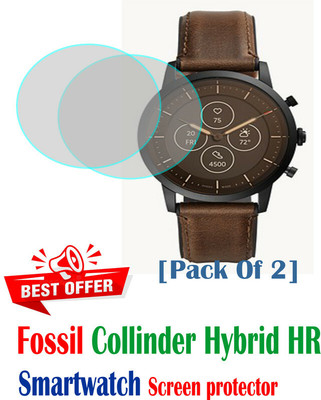 RapTag Edge To Edge Screen Guard for No 1:- Fossil Collider Hybrid HR(Pack of 2)