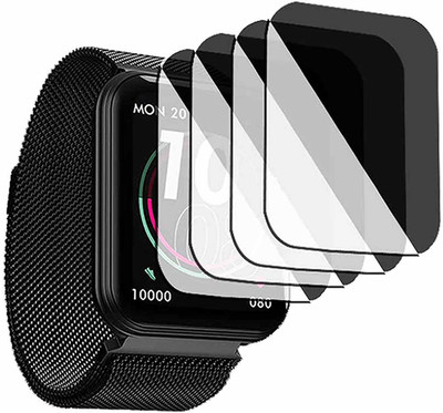 HIDEOUS Edge To Edge Screen Guard for boAt Xtend Plus(Pack of 4)