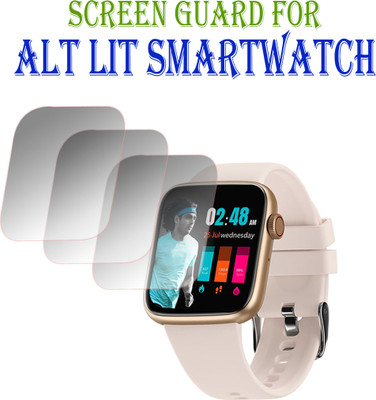 EJZATI Edge To Edge Screen Guard for ALT LIT SMARTWATCH(Pack of 3)