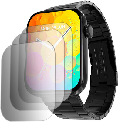 DOUMOF Edge To Edge Screen Guard for Crossbeats Ignite Stellr SMARTWATCH(Pack of 3)