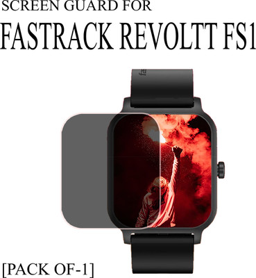 ejzatex Edge To Edge Screen Guard for FASTRACK REVOLTT FS1 SMARTWATCH(Pack of 1)