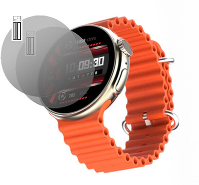 DOUMOF Edge To Edge Screen Guard for Fire Boltt Asteroid SMARTWATCH(Pack of 2)