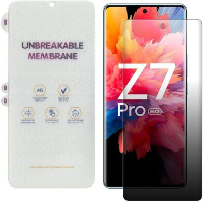 Mobi Edge To Edge Screen Guard for IQOO Z7 PRO, Vivo T2 Pro 5G, (Not a Tempered Glass, it’s a Matte Finish Nano Fiber Unbreakable Membrane)(Pack of 1)