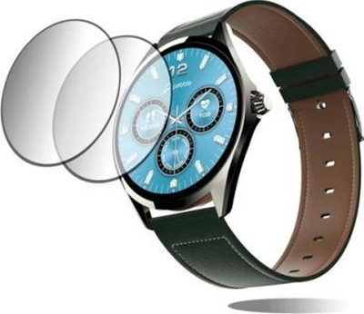 Olonga Edge To Edge Screen Guard for Pebble Royale Watch, Pebble Royale Smartwatch, Pebble Royale Screen guard, Pebble Royale(Pack of 2)