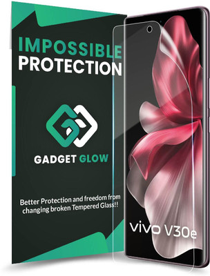 Gadget Glow Edge To Edge Screen Guard for Vivo V30e 5G, Vivo V30e, V30e, V30e 5G, ( Not a Tempered Glass, it’s a Nano Fiber Guard)(Pack of 1)