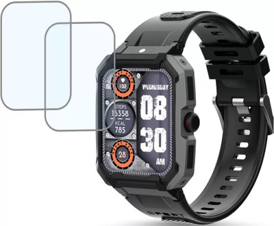 CUBES Edge To Edge Screen Guard for Pebble Dare 2.01 Inch Smart Watch | Soft and Flexible | Touch Sensitive | Unbreakable | Ultra Thin High Grade 9H TPU Film (Not a Glass Tempered)(Pack of 2) CUBES Edge To Edge Screen Guard for Pebble Dare 2.01 Inch Smart Watch | Soft and Flexible | Touch Sensitive | Unbreakable | Ultra Thin High Grade 9H TPU Film (Not a Glass Tempered)(Pack of 2)