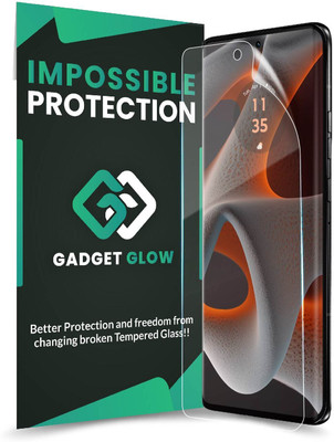Gadget Glow Edge To Edge Screen Guard for Motorola Edge 50 Pro 5G, Moto Edge 50 Pro 5G, Edge 50 Pro 5G, Motorola Edge 50 Pro, Moto Edge 50 Pro, ( Not a Tempered Glass, it’s a Nano Fiber Guard)(Pack of 1)