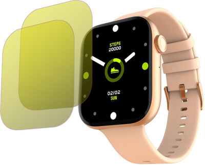 EJZATI Edge To Edge Screen Guard for FIRE BOLTT FIGHTER SMARTWATCH(Pack of 2)