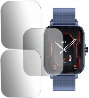 hirdesh Edge To Edge Screen Guard for PLAYFIT CHAMP 2 SMARTWATCH(Pack of 3)