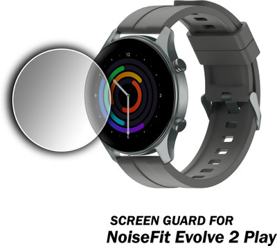 EJZATI Edge To Edge Screen Guard for NOISEFIT EVOLVE 2 PLAY SMARTWATCH(Pack of 1)