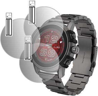 YCHROZE Edge To Edge Screen Guard for Diesel Griffed Gen 6 SMARTWATCH(Pack of 3)