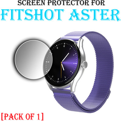 EJZATI Edge To Edge Screen Guard for FITSHOT ASTER SMARTWATCH(Pack of 1)