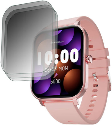 YCHROZE Edge To Edge Screen Guard for Crossbeats Ignite Pingg SMARTWATCH(Pack of 3)