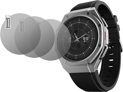DOUMOF Edge To Edge Screen Guard for boAt Enigma X600 SMARTWATCH(Pack of 3)