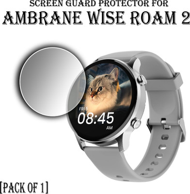 EJZATI Edge To Edge Screen Guard for AMBRANE WISE ROAM 2 SMARTWATCH SCREEN GUARD(Pack of 1)