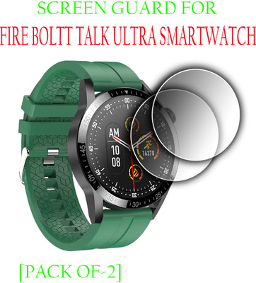 EJZATI Edge To Edge Screen Guard for FIRE BOLTT TALK ULTRA SMARTWATCH(Pack of 2)