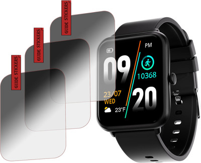 EJZATI Edge To Edge Screen Guard for FIRE BOLTT NINJA CALL PRO PLUS SMARTWATCH(Pack of 3)