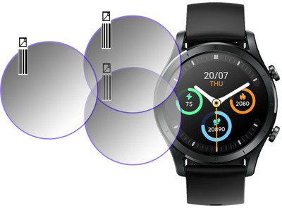 hirdesh Edge To Edge Screen Guard for Realme TechLife Watch R100(Pack of 3)