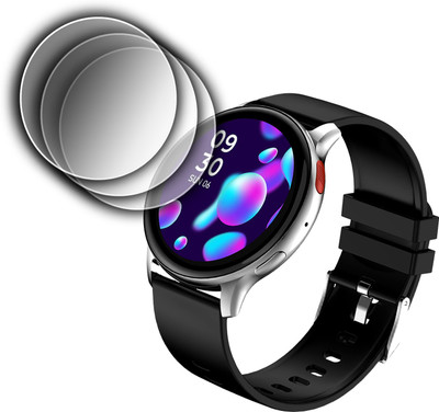 EJZATEX Edge To Edge Screen Guard for FIRE BOLTT ECLIPSE SMARTWATCH SCREEN GUARD(Pack of 3)