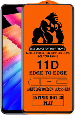 ANILUQ Edge To Edge Screen Guard for INFINIX HOT 30 PLAY(Pack of 1)