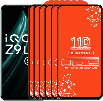 Qyist Edge To Edge Screen Guard for Iqoo Z9 Lite 5G(Pack of 6)