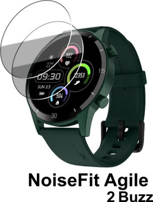 Dasiana Edge To Edge Screen Guard for NOISEFIT AGILE 2 BUZZ SMARTWATCH(Pack of 2)