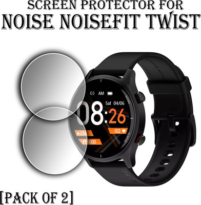 ejzatex Edge To Edge Screen Guard for NOISE NOISEFIT TWIST SMARTWATCH(Pack of 2)