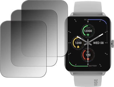 EJZATI Edge To Edge Screen Guard for NOISE COLORFIT ICON 2 VISTA SMARTWATCH(Pack of 3)