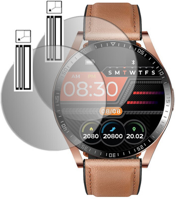 YCHROZE Edge To Edge Screen Guard for PLAYFIT SLIM2C SMARTWATCH(Pack of 2)