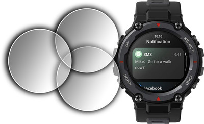 ejzatex Edge To Edge Screen Guard for AMAZFIT T-REX PRO SMARTWATCH(Pack of 3)