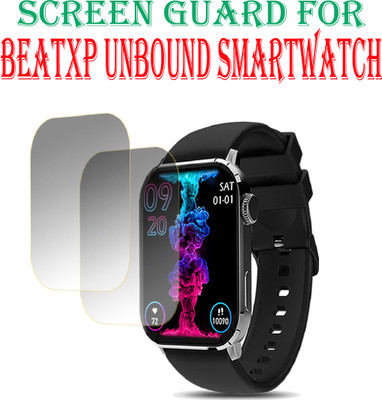EJZATI Edge To Edge Screen Guard for BEATXP UNBOUND SMARTWATCH(Pack of 2)