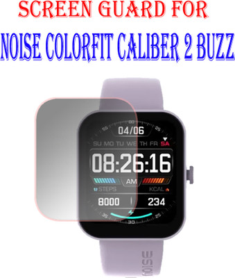 EJZATI Edge To Edge Screen Guard for NOISE COLORFIT CALIBER 2 BUZZ SMARTWATCH(Pack of 1)