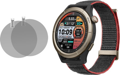 YCHROZE Edge To Edge Screen Guard for Amazfit Cheetah(Pack of 2)