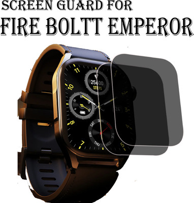 EJZATI Edge To Edge Screen Guard for FIRE BOLTT EMPEROR SMARTWATCH SCREEN GUARD(Pack of 2)