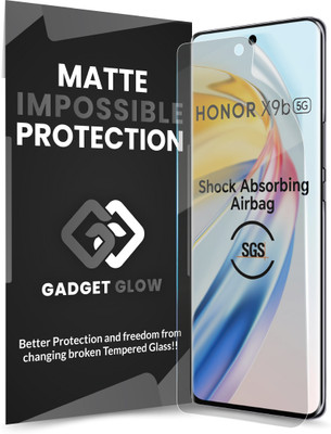 Gadget Glow Edge To Edge Screen Guard for Honor X9b 5G, Honor X9b, OnePlus 12R 5G, 1+12R, ( Not a Tempered Glass, it’s a Matte Nano Fiber Guard)(Pack of 1)