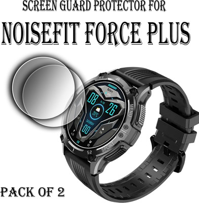 ejzatex Edge To Edge Screen Guard for NOISEFIT FORCE PLUS SMARTWATCH(Pack of 2)