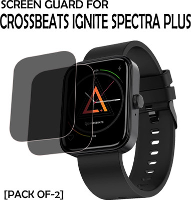 EJZATI Edge To Edge Screen Guard for CROSSBEATS IGNITE SPECTRA PLUS SMARTWATCH(Pack of 2)
