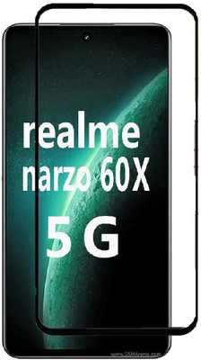 VAKIBO Edge To Edge Tempered Glass for Realme NARZO60X(Pack of 1)