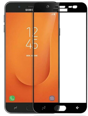 SmartPoint Edge To Edge Tempered Glass for Samsung Galaxy J7 Duo(Pack of 1)