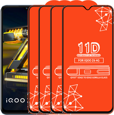Qyist Edge To Edge Screen Guard for Iqoo Z6 4G(Pack of 4)