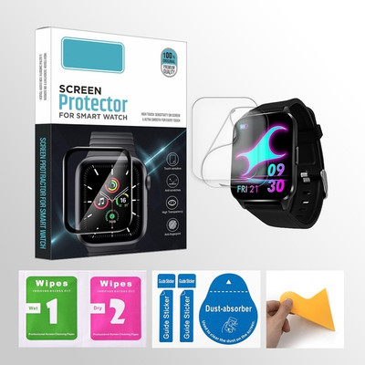20SKY Impossible Screen Guard for Fastrack Reflex Beat+ 1.69 inch Smartwatch(Pack of 2)