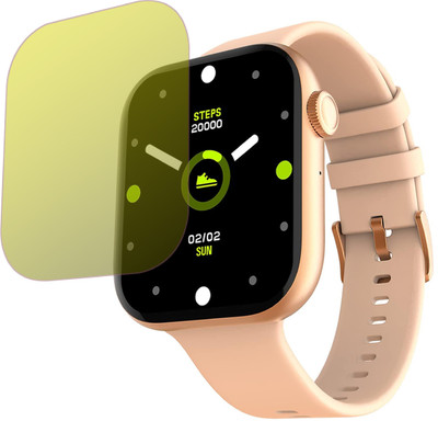 EJZATEX Edge To Edge Screen Guard for FIRE BOLTT FIGHTER SMARTWATCH(Pack of 1)