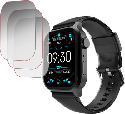 ejzatex Edge To Edge Screen Guard for FIRE BOLTT RISE SMARTWATCH SCREEN GUARD(Pack of 3)