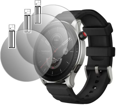 hirdesh Edge To Edge Screen Guard for AMAZFIT GTR 4(Pack of 3)
