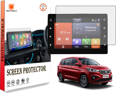 Protectorwala Impossible Screen Guard for Ertiga 7 inch Touch Display Car Music infotainment System Flexible 9H Protector CLEAR(Pack of 1)
