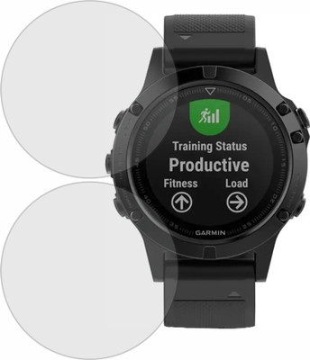 TELTREK Edge To Edge Screen Guard for Garmin Fenix 5X Sapphire 51mm(Pack of 2)